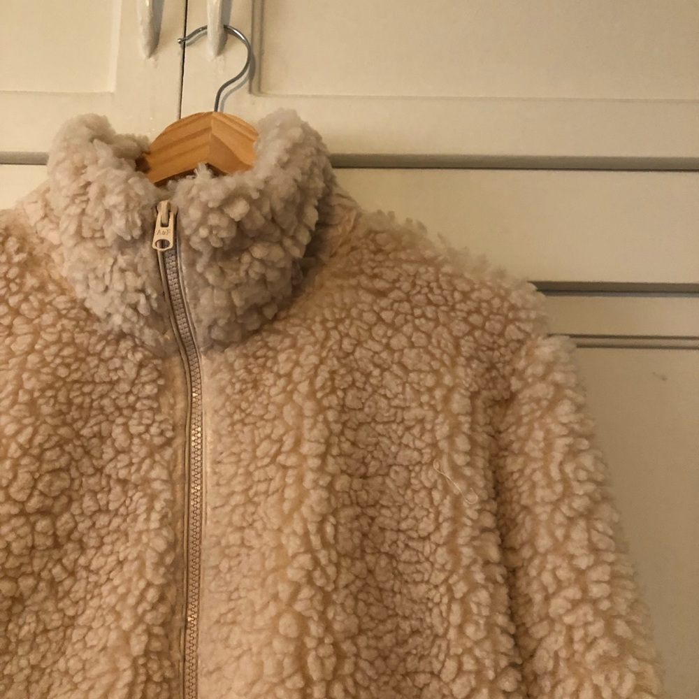 Tan teddy jacket!
